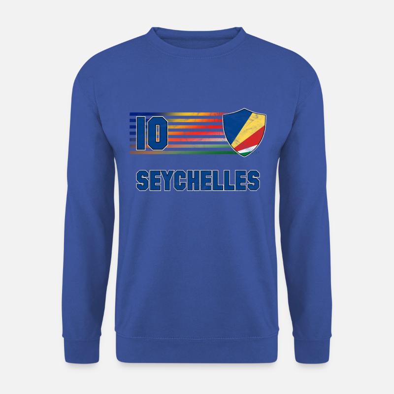 Seychellen Fußball Mannschaft - Unisex Pullover - Royalblau
