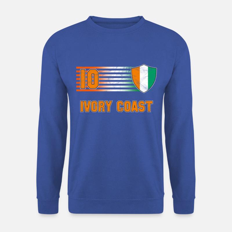 Elfenbeinküste Fußball Mannschaft - Unisex Pullover - Royalblau