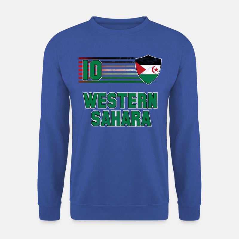 Westsahara Fußball Mannschaft - Unisex Pullover - Royalblau