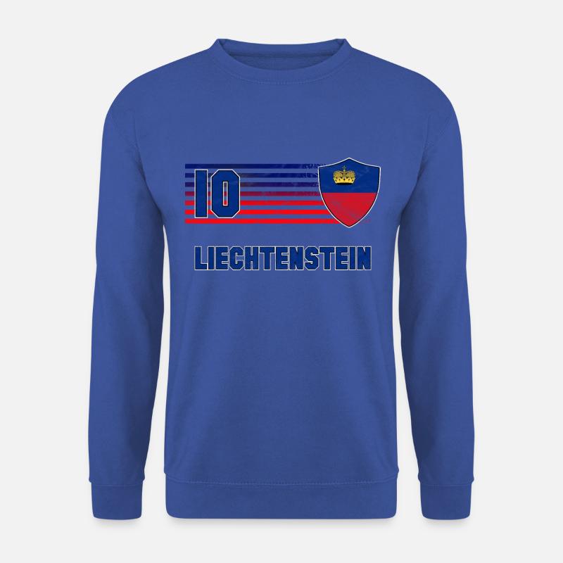 Liechtenstein Fußball Mannschaft - Unisex Pullover - Royalblau