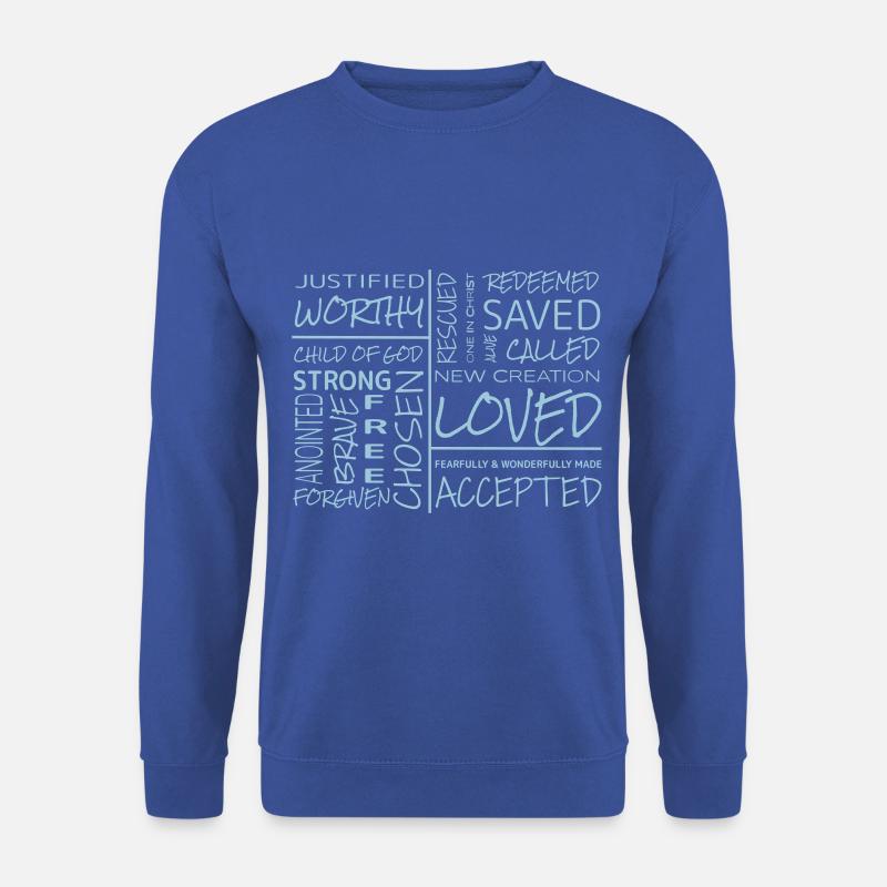 Identität in Christus - Unisex Pullover - Royalblau