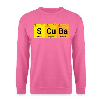 Scuba Taucher Chemische Elemente - Unisex Pullover - Pink - Vorne