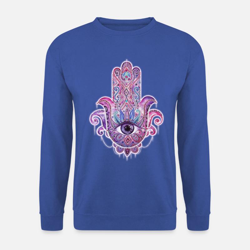Hamsa - Unisex Pullover - Royalblau