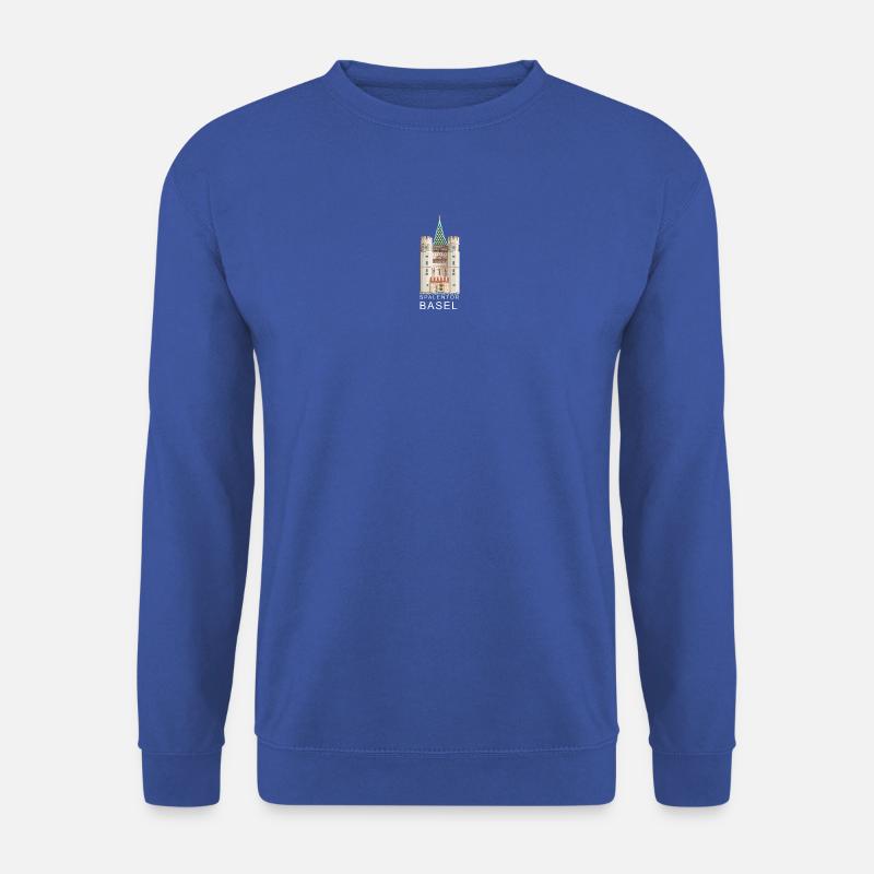 Basel, Spalentor, Schweiz - Unisex Pullover - Royalblau