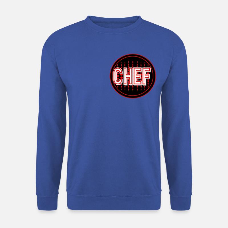 Chef mit schönen Hintergrund - Unisex Pullover - Royalblau