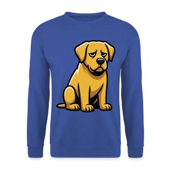 Labrador Labradorbesitzer Labradorliebhaber Labbi - Unisex Pullover - Royalblau - Vorne - Alina (178cm) & Michal (187cm)