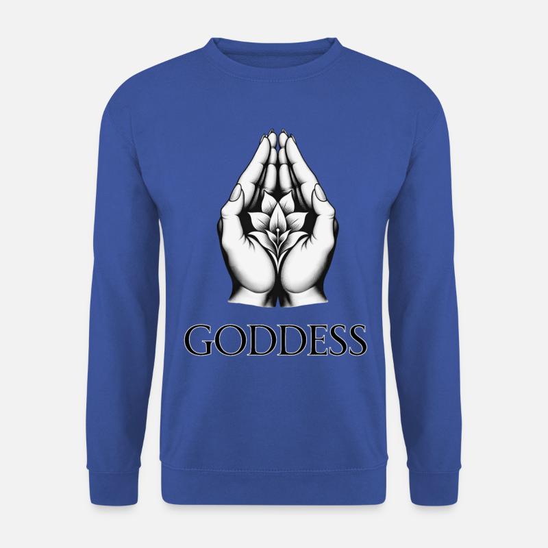 GÖTTIN (Untertitel) #006 - Unisex Pullover - Royalblau