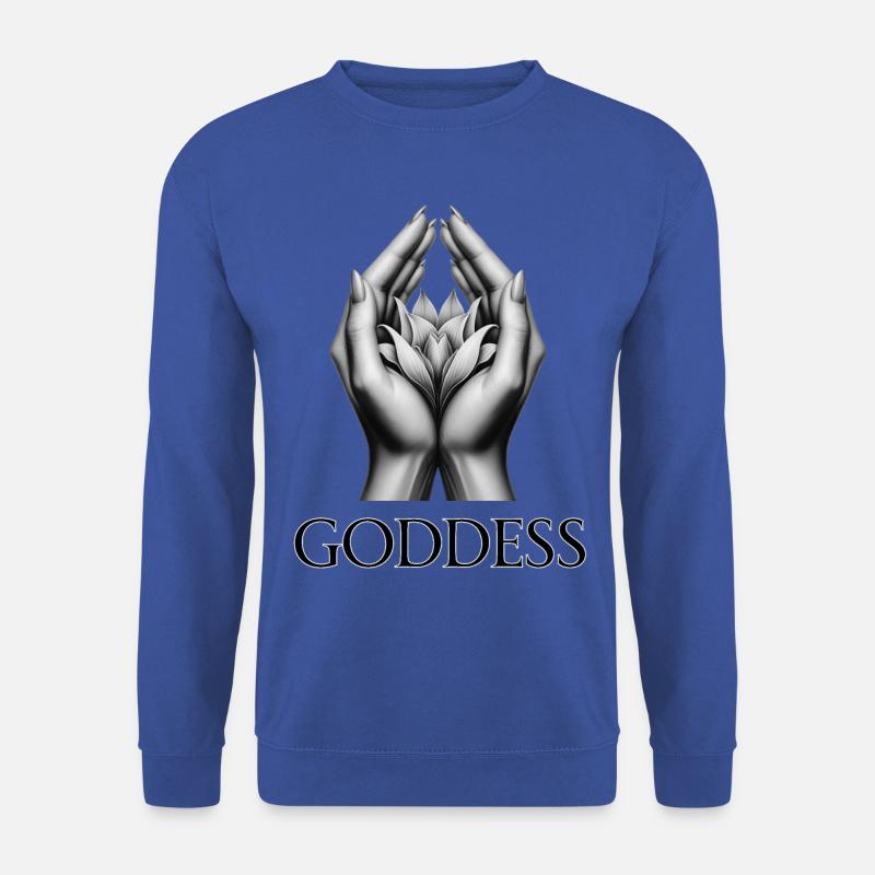 GÖTTIN (Untertitel) #020 - Unisex Pullover - Royalblau
