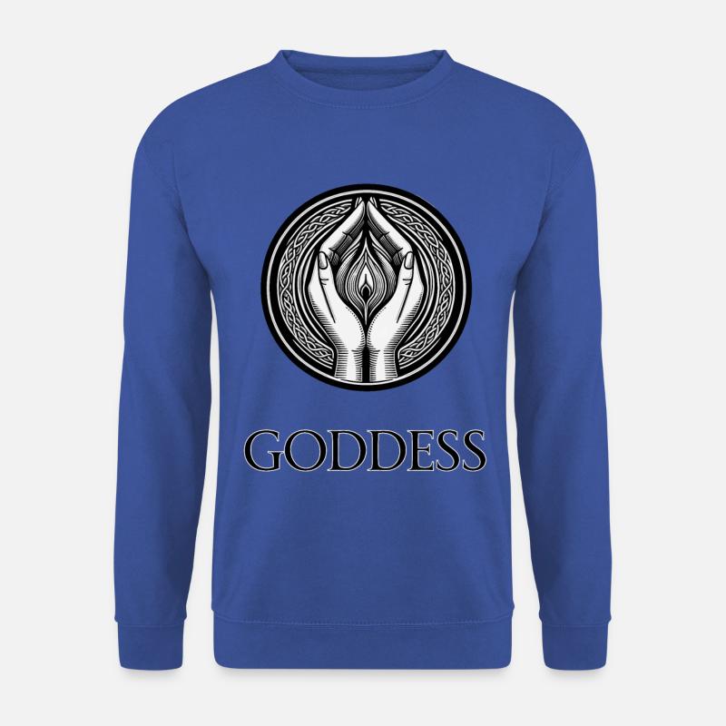 GÖTTIN (Untertitel) #041 - Unisex Pullover - Royalblau