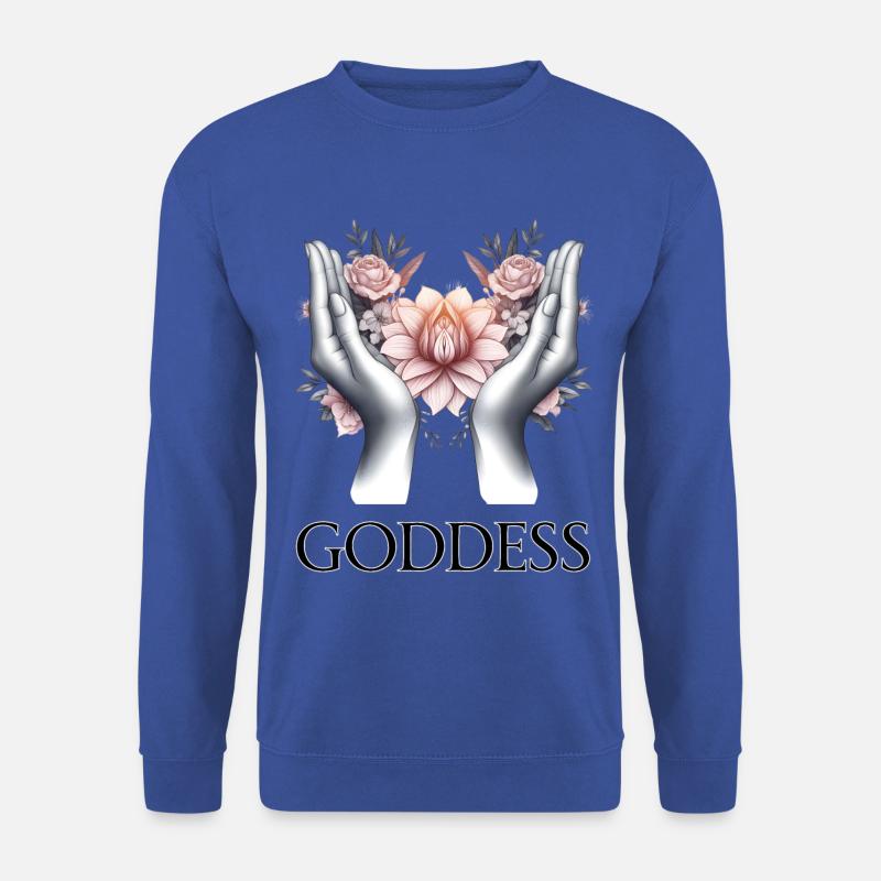 GÖTTIN (Untertitel) #036 - Unisex Pullover - Royalblau