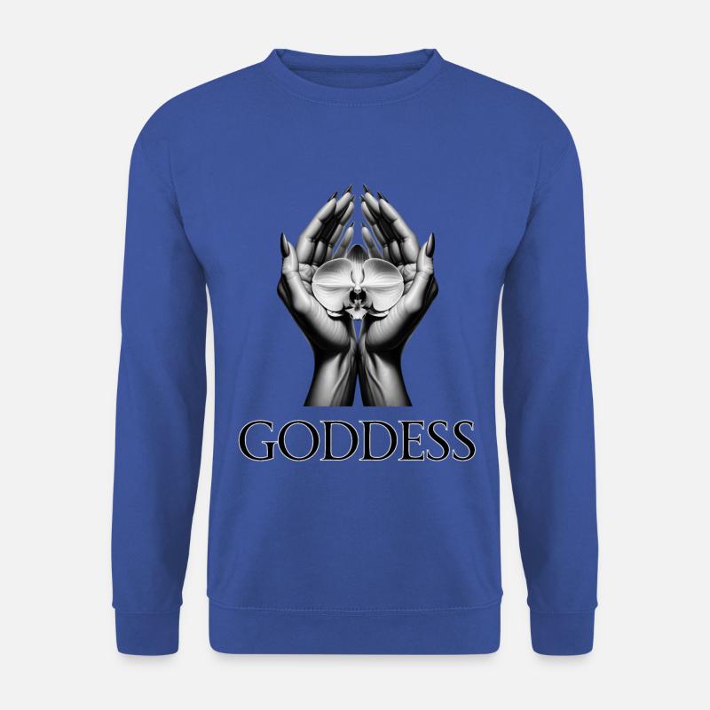 GÖTTIN (Untertitel) #055 - Unisex Pullover - Royalblau