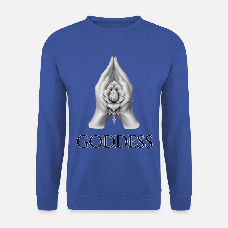 GÖTTIN (Untertitel) #062 - Unisex Pullover - Royalblau
