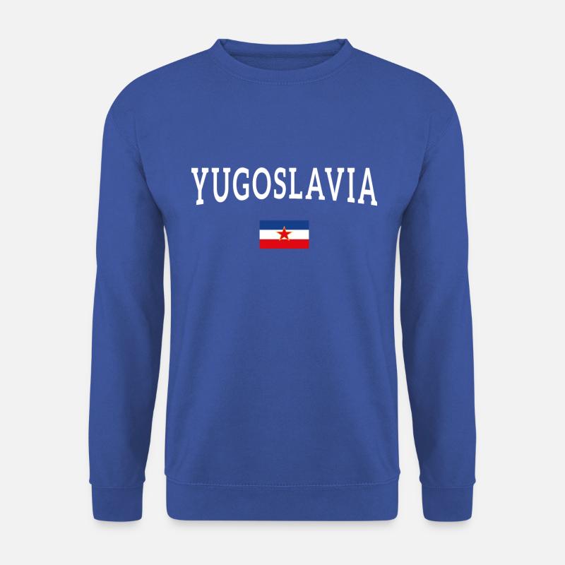 Yugoslavia Fahne - Unisex Pullover - Royalblau