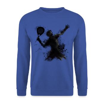 Padel - Unisex Sweatshirt - royal blue - Front - Alina (178cm) & Michal (187cm)
