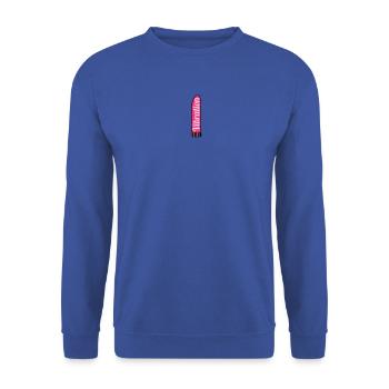 Vibration - Unisex Pullover - Royalblau - Vorne - Alina (178cm) & Michal (187cm)