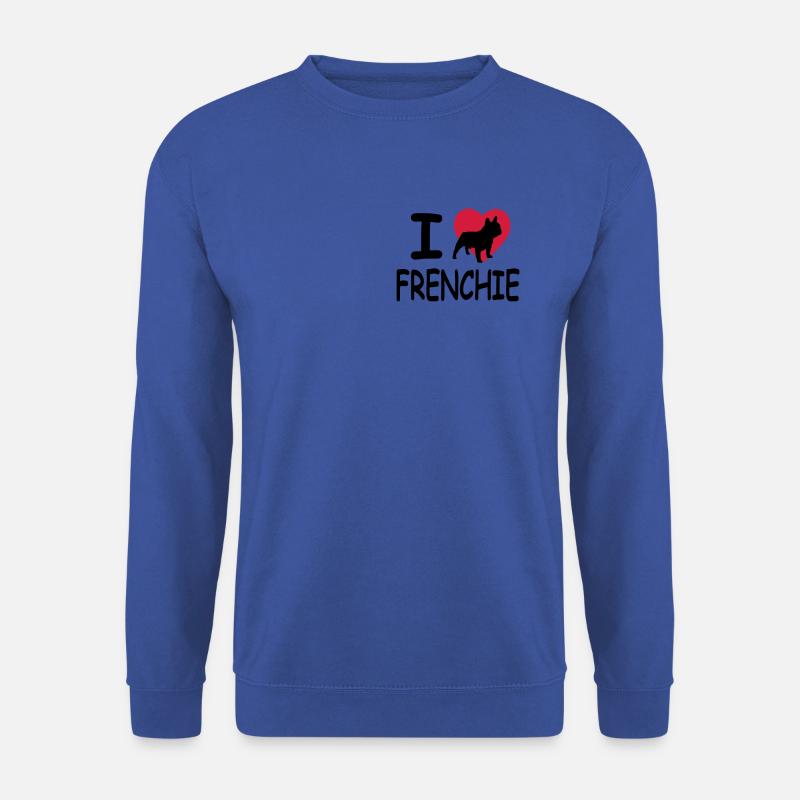 Ich liebe Frenchie - Unisex Pullover - Royalblau