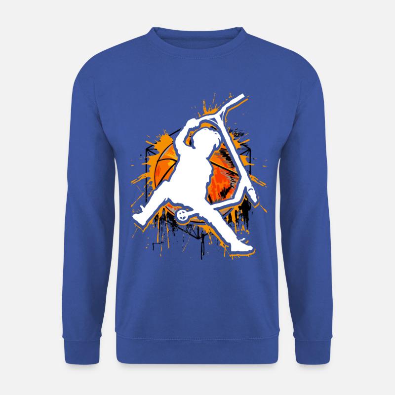 Stunt Scooter - Roller - Stuntscooter - Unisex Sweatshirt - royal blue
