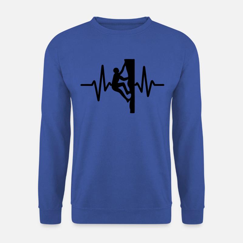 Klettern Herzschlag - Unisex Pullover - Royalblau
