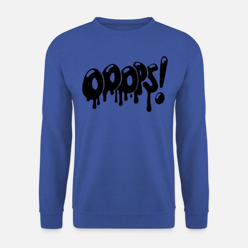 OOOPS! Graffiti Style - Unisex Pullover - Royalblau