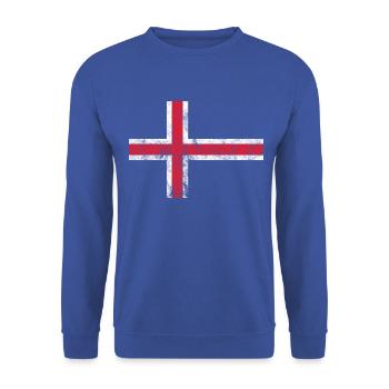 Islande Drapeau islandais Scandinavie Voyage - Sweat-shirt Unisexe - bleu royal - Devant - Alina (178cm) & Michal (187cm)
