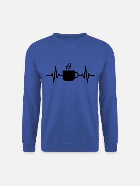 Coffee Cup Coffee Break Motif - Unisex Sweatshirt - royal blue