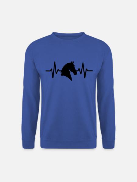 Riding Heartbeat - Unisex Sweatshirt - royal blue