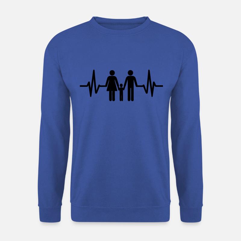 Familie Herzschlag - Unisex Pullover - Royalblau
