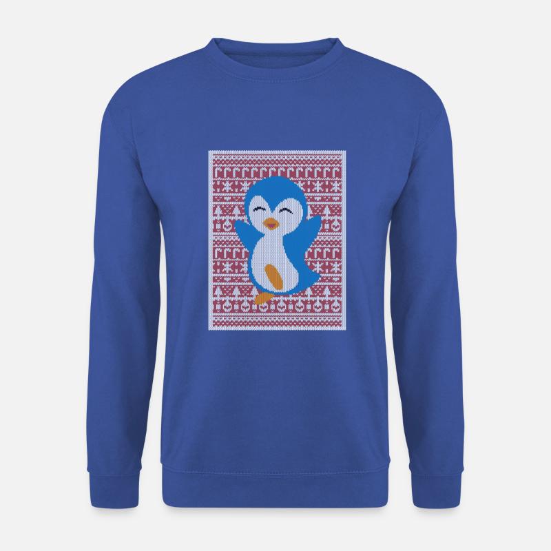 Happy Pinguin! - Unisex Pullover - Royalblau