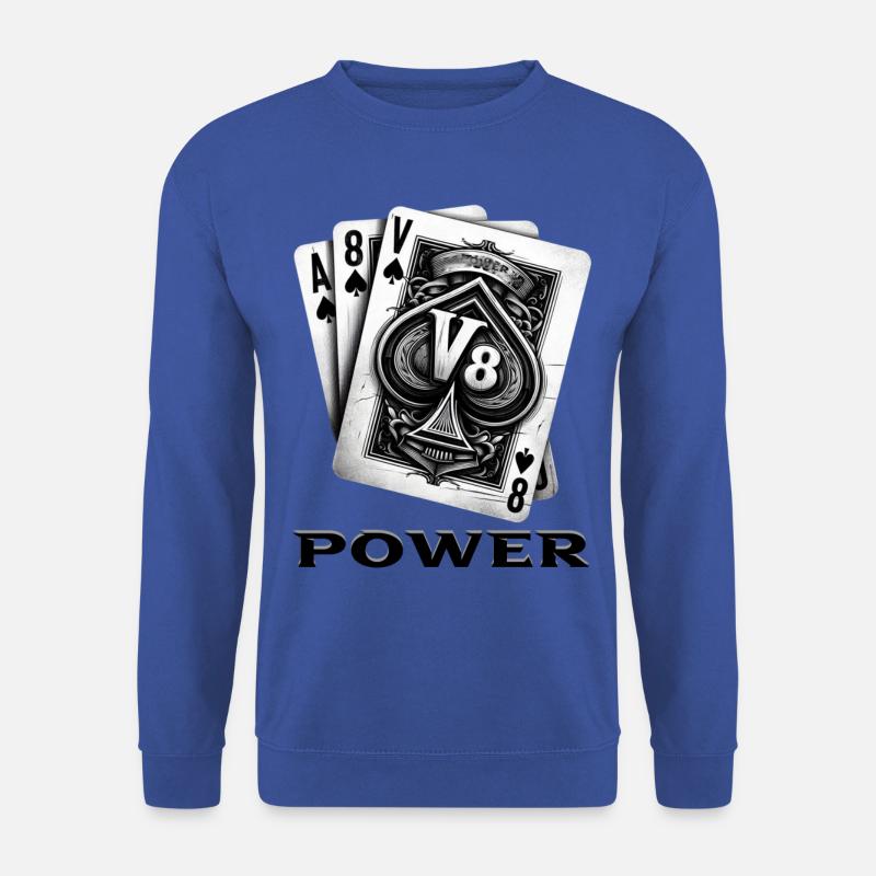 V8 - Unisex Pullover - Royalblau