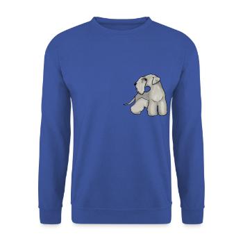 Cesky Terrier - Unisex Pullover - Royalblau - Vorne - Alina (178cm) & Michal (187cm)