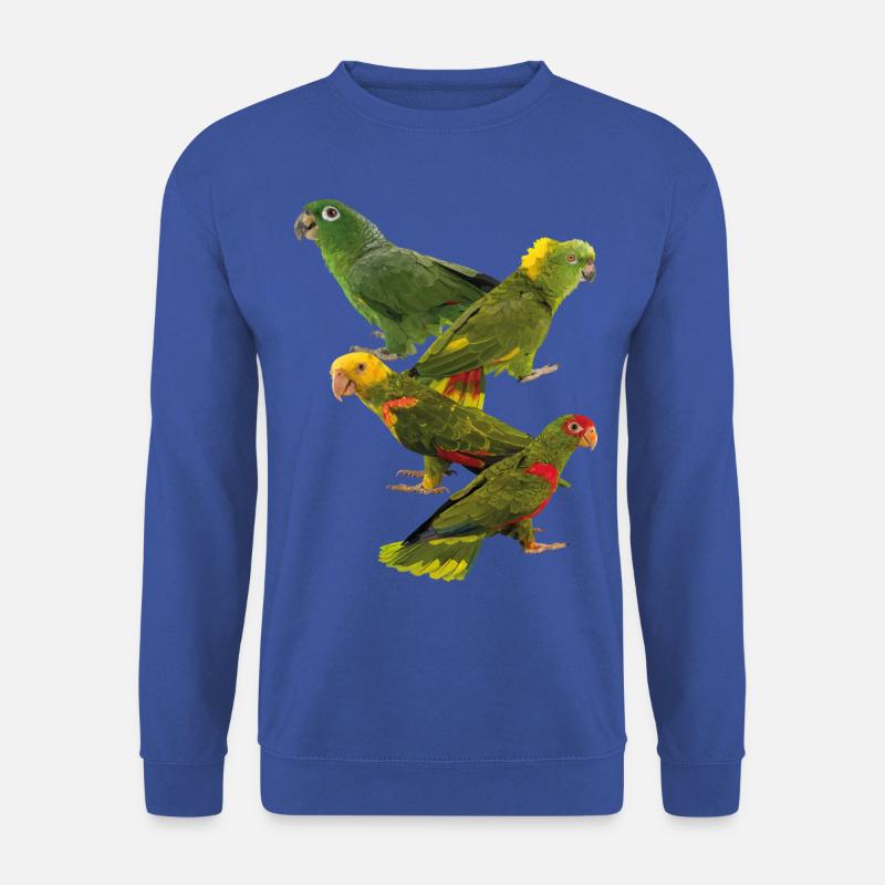 Papageien - Unisex Pullover - Royalblau