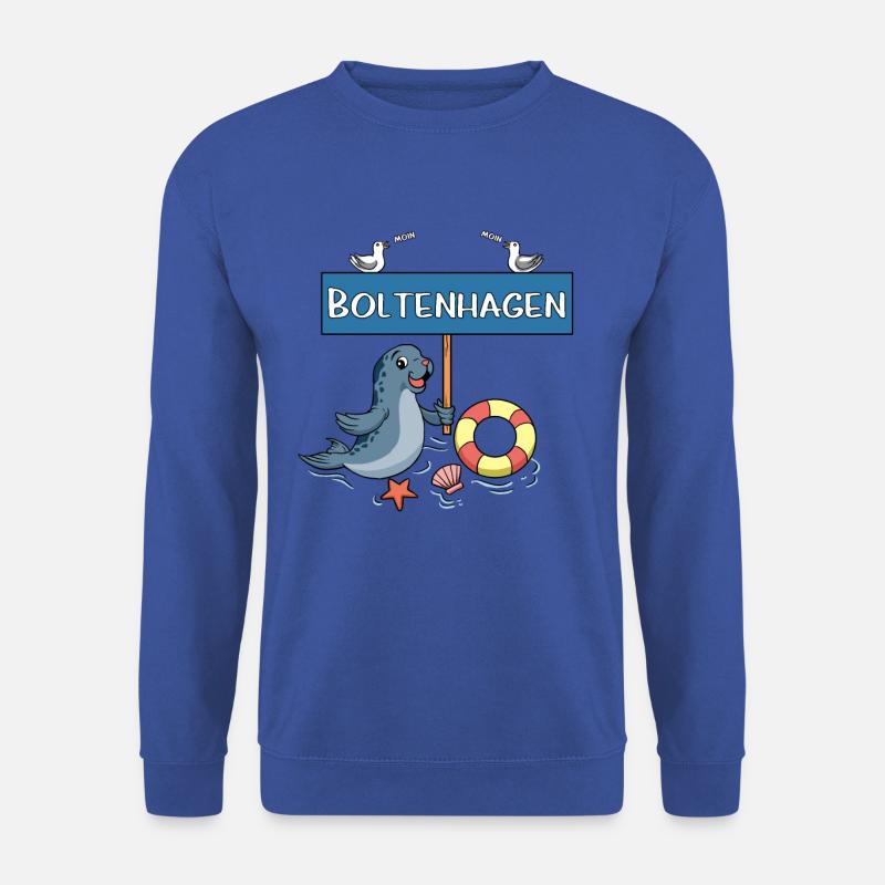 Moin Moin - Ostseebad Boltenhagen - Unisex Pullover - Royalblau