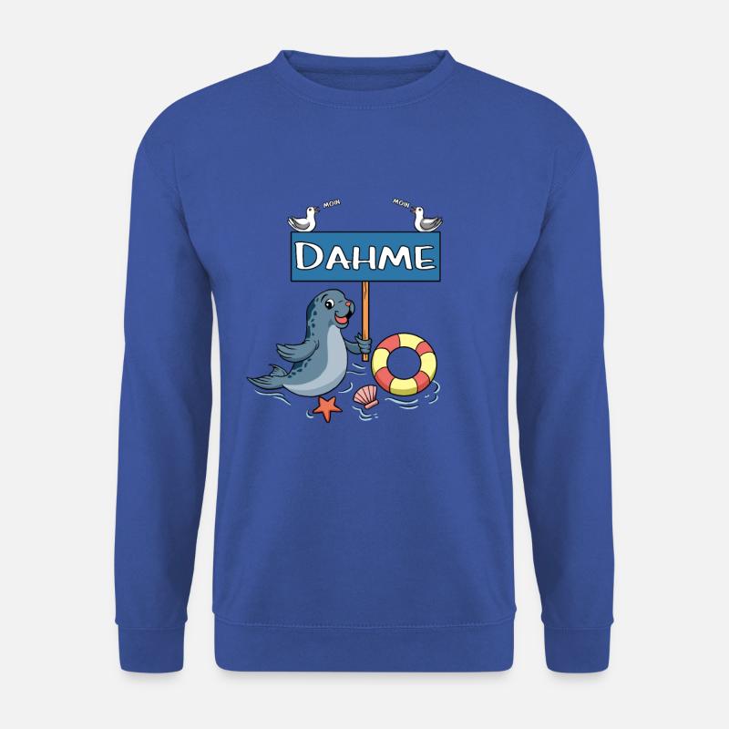 Moin Moin - Ostseeheilbad Dahme - Unisex Pullover - Royalblau