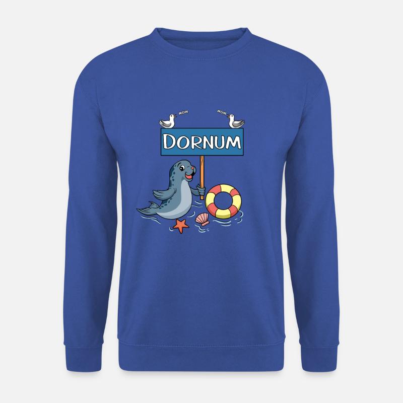 Moin Moin - Nordseebad Dornum - Unisex Pullover - Royalblau