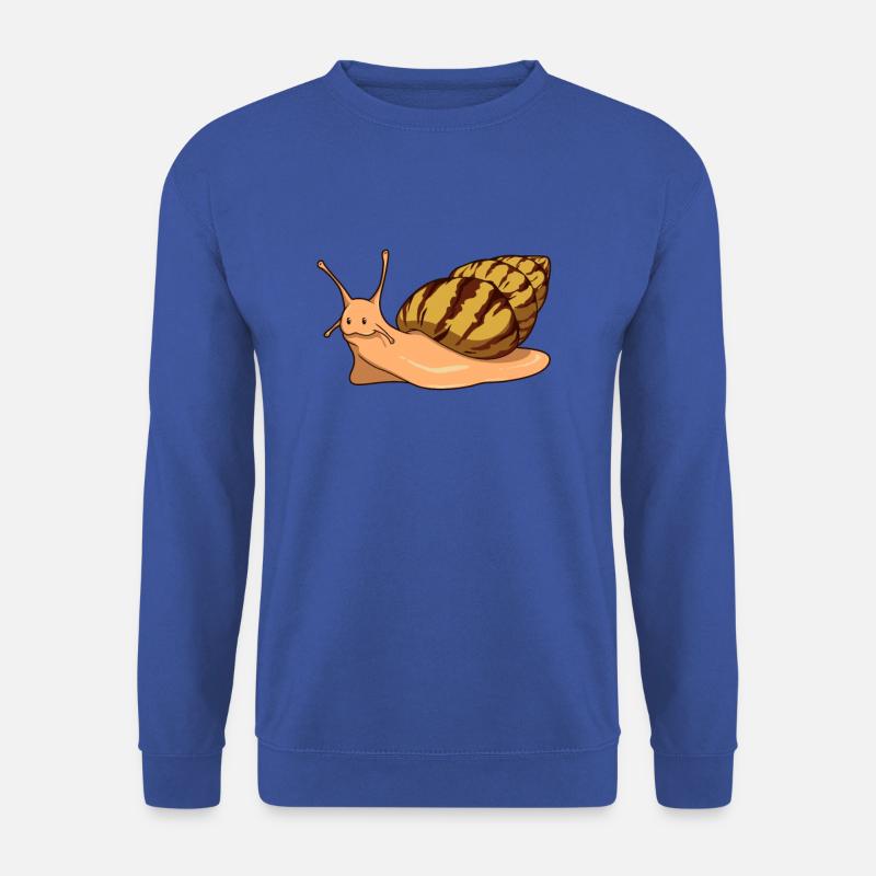 Comic Achatschnecken - Schnecken - Unisex Pullover - Royalblau