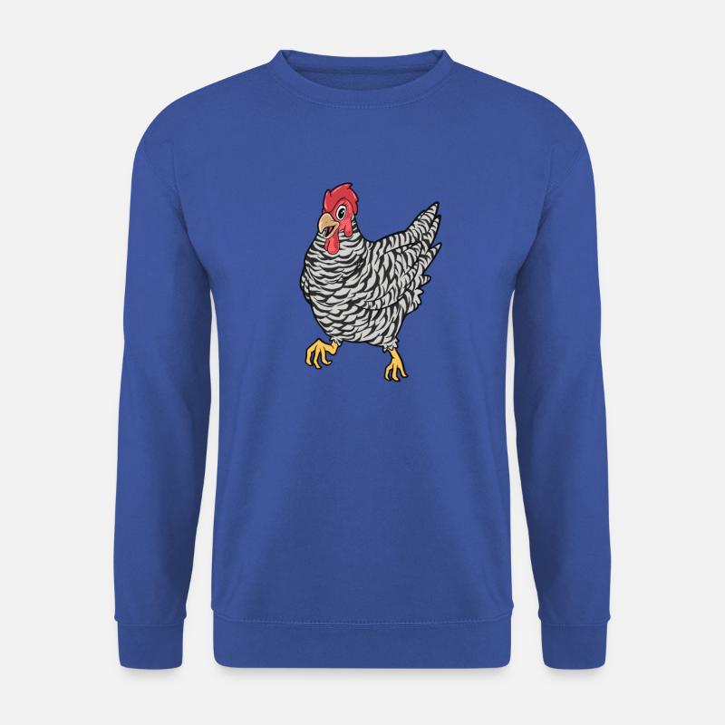 Kawaii Huhn - Amrock Huhn - Unisex Pullover - Royalblau
