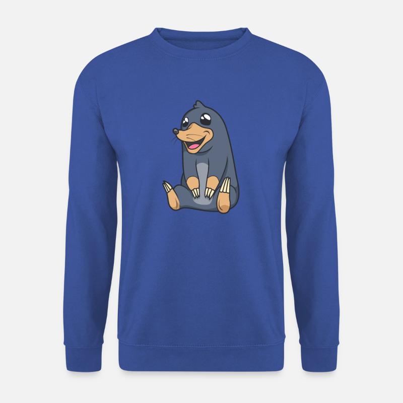 Kawaii Mole - Unisex Sweatshirt - royal blue
