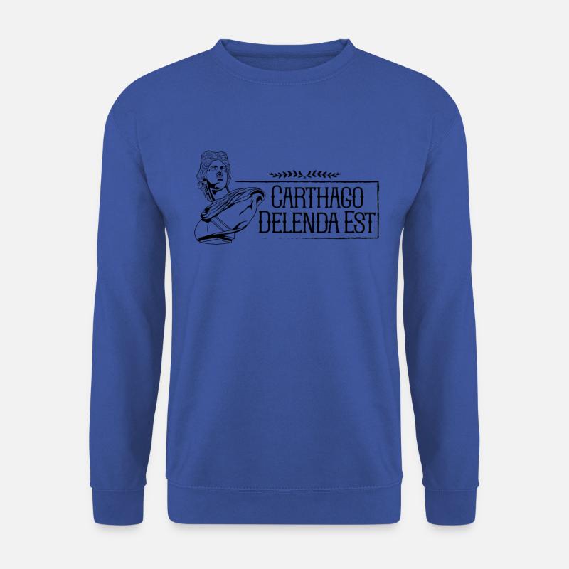 Lateinischer Spruch - Carthago delenda est - Unisex Pullover - Royalblau