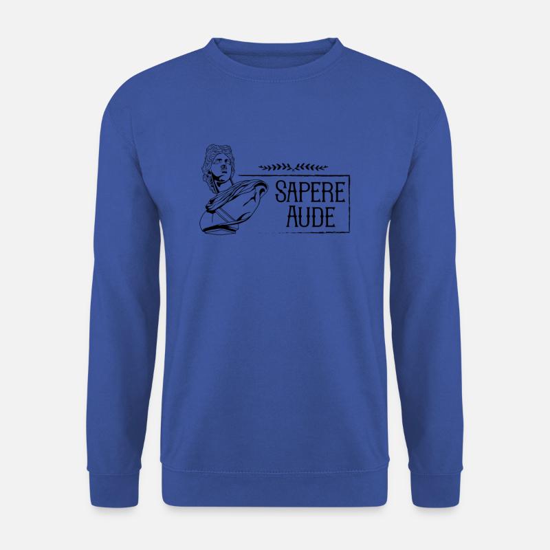 Lateinischer Spruch - Sapere Aude - Unisex Pullover - Royalblau