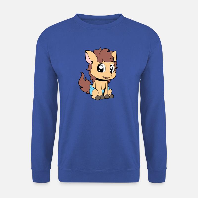 Kawaii Baby Pony - Unisex Pullover - Royalblau