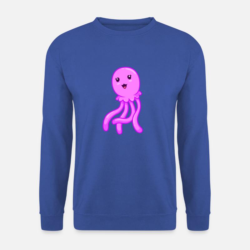 Kawaii Qualle - Unisex Pullover - Royalblau