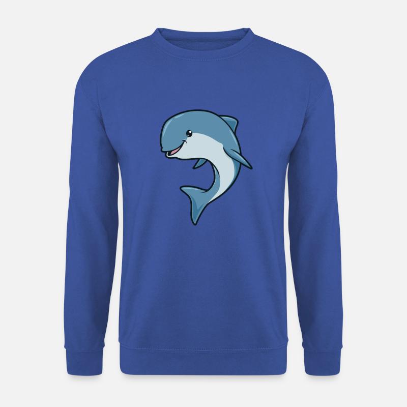 Kawaii Schweinswal - Unisex Pullover - Royalblau
