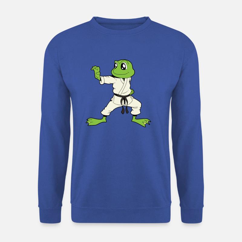 Comic Gecko does karate - Unisex Sweatshirt - royal blue