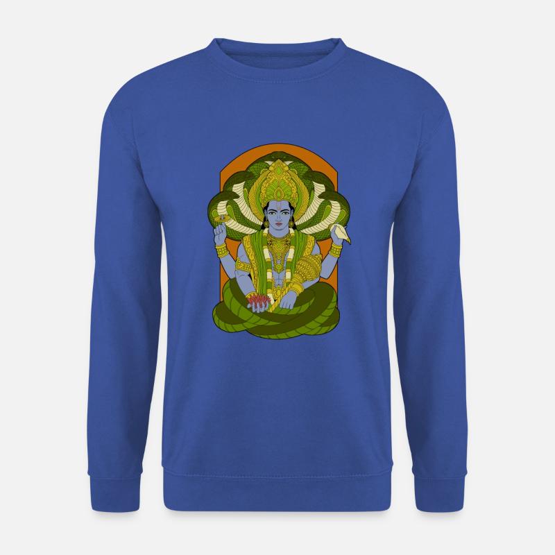 Hindu Gott - Vishnu - Unisex Pullover - Royalblau