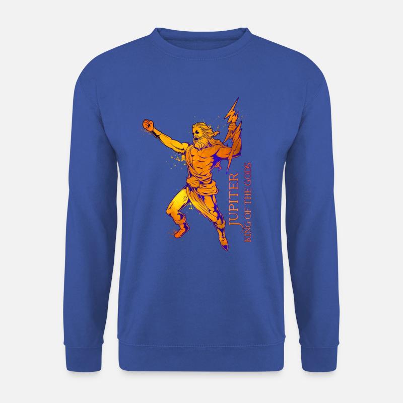 König der Götter - Jupiter - Unisex Pullover - Royalblau