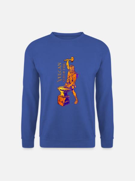 God of Fire - Vulcanus - Unisex Sweatshirt - royal blue