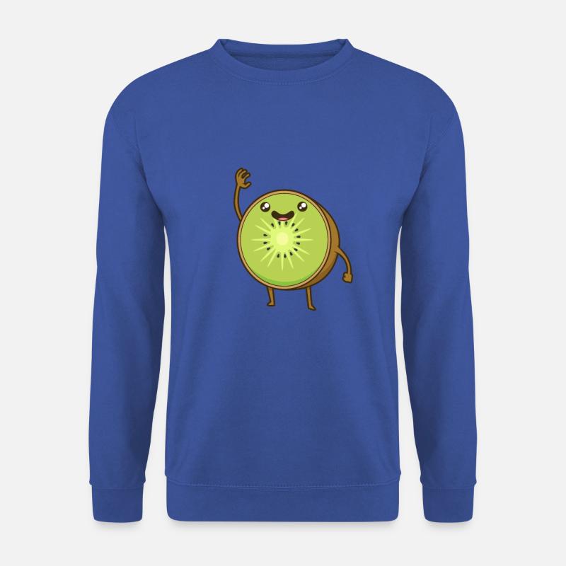Kawaii Comic Kiwi - Unisex Pullover - Royalblau