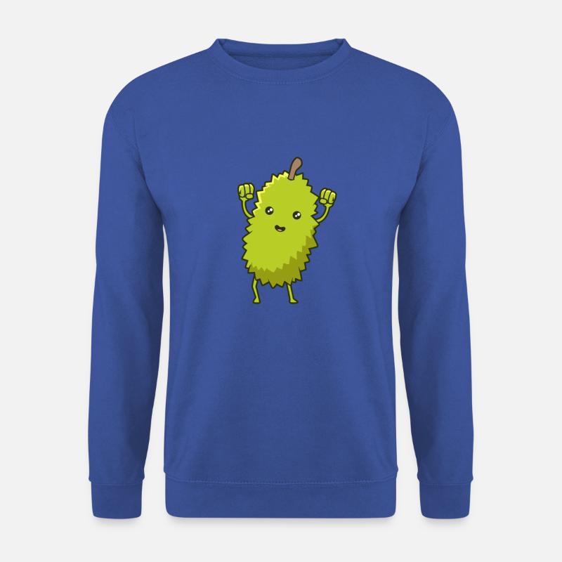 Kawaii Comic Durian - Unisex Pullover - Royalblau