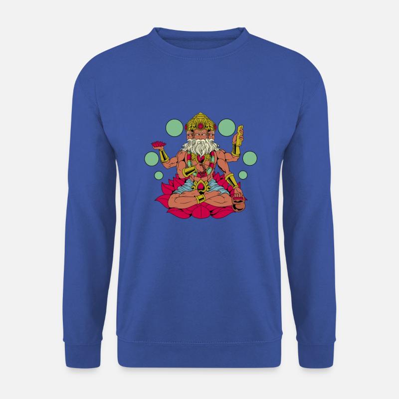 Hindu Gott - Brahma - Unisex Pullover - Royalblau