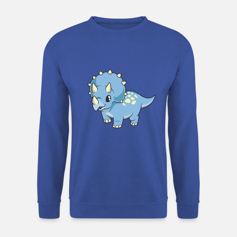 Kawaii Triceratops - Unisex Pullover - Royalblau